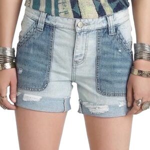 Free People Blue Jean Shorts EUC
